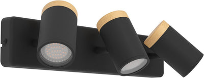 Spot Eglo consuma - salle de bain - gu10 - 40 cm - marron noir