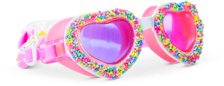 Bling2o lunettes de natation enfants - Cupidon - lunettes de plongée - anti-buée - protection UV - rose