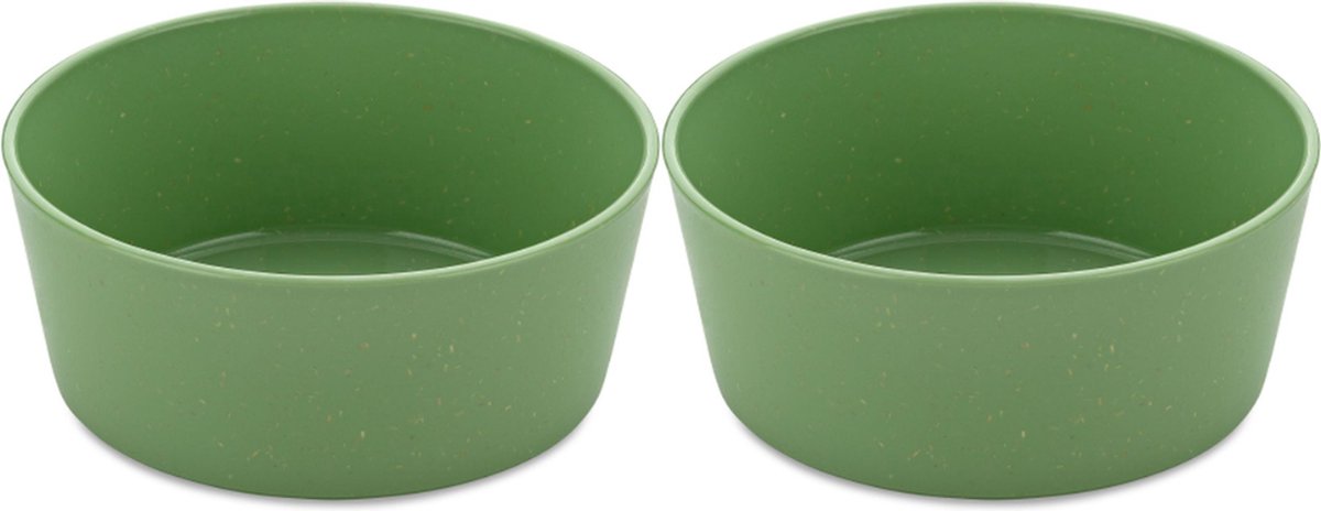 Bol Koziol, 0,89 l, lot de 2, bio, vert feuille - | connecter le bol