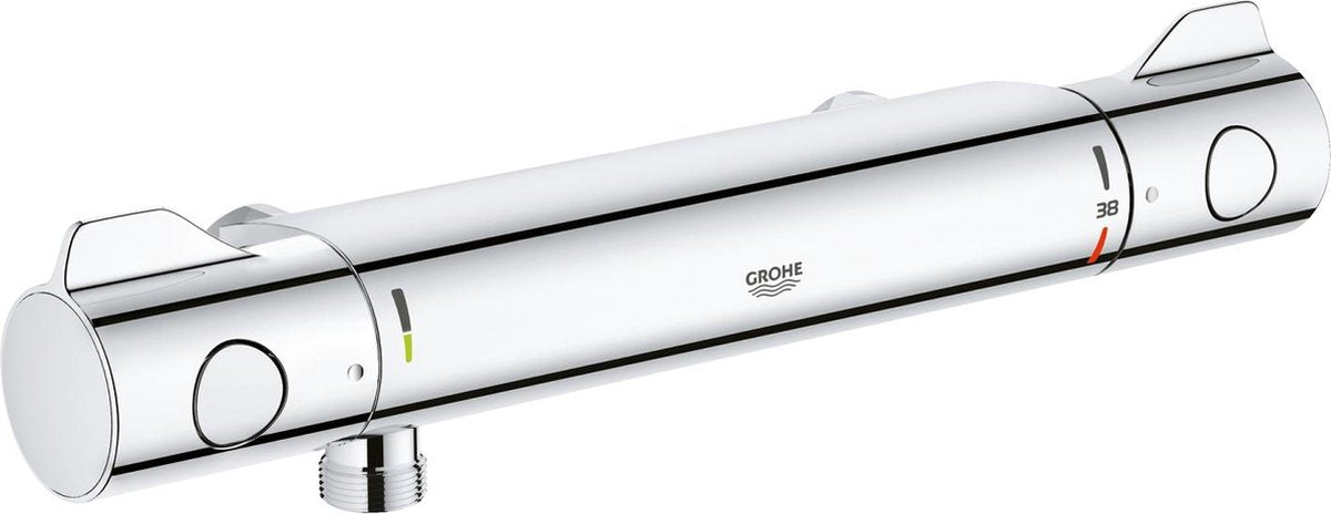 Robinet de douche thermostatique Grohe Grohtherm 800 - 15 cm - sans raccords - chromé