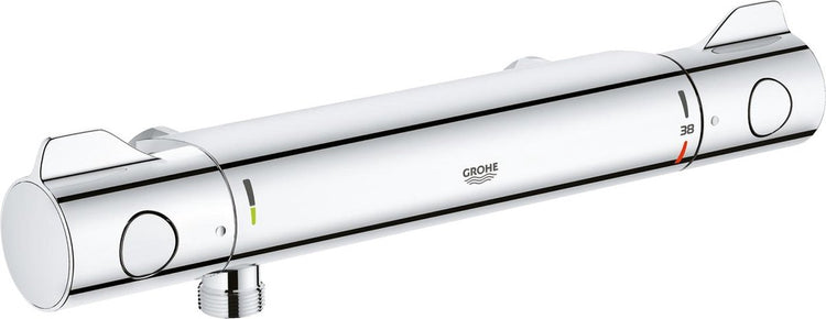 Robinet de douche thermostatique Grohe Grohtherm 800 - 15 cm - sans raccords - chromé