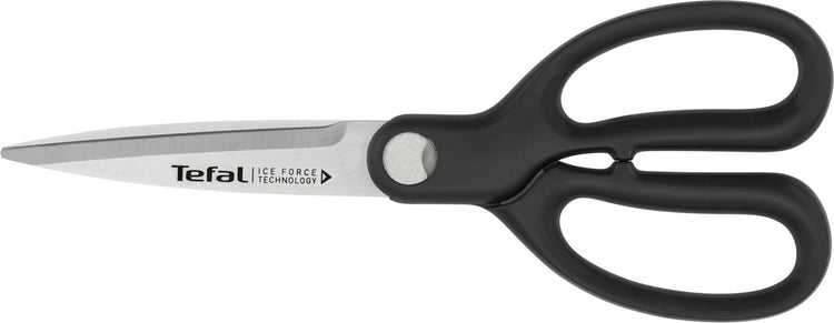 Tefal ice force - ciseaux de cuisine - noir - lames en acier inoxydable - ergonomiques - durables