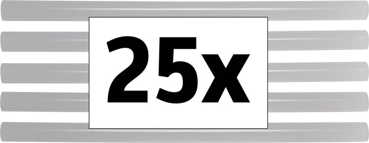 Toolcraft tc-11200x25t bâton de colle ø 11 mm x (l) 200 mm transparent 500 g 25 pièce(s)