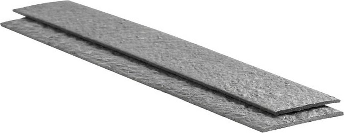 Outils linguistiques - ecolat - bordure de jardin - bordure de bordure - gris - 100% recyclé - 1,2 mètres - 4 pièces
