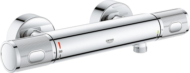 Mitigeur thermostatique de douche Grohe Precision Feel 150 mm - avec technologie Cool Touch - chrome