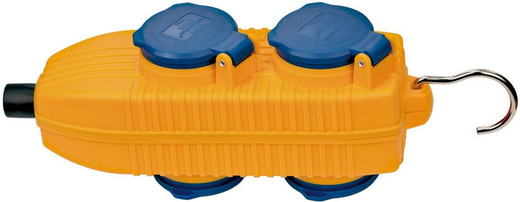Bloc prise Brennerstuhl 230v 16a ip54 4 voies - 1081070010