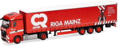 Herpa Mercedes Benz Actros S. g.sz. Riga Mayence