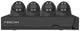 Foscam fn9108e-t4-2t kit ensemble de caméras de sécurité - 4 caméras - poe - mémoire 2 To - vision nocturne 20m - 5mp - noir