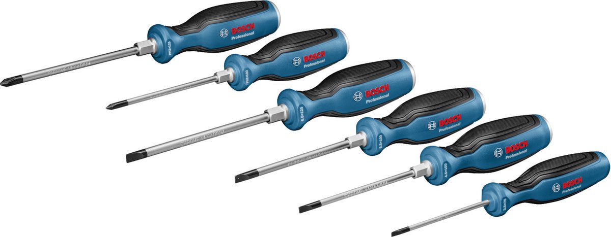 Jeu de tournevis Bosch 6 pièces ph sl - 1600a016bf