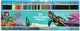 Crayons de couleur du groupe d'artisanat créatifs dans Tin Box, 50e.