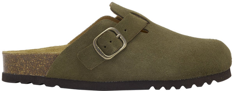 Scholl mocassins fae new daim kaki femme