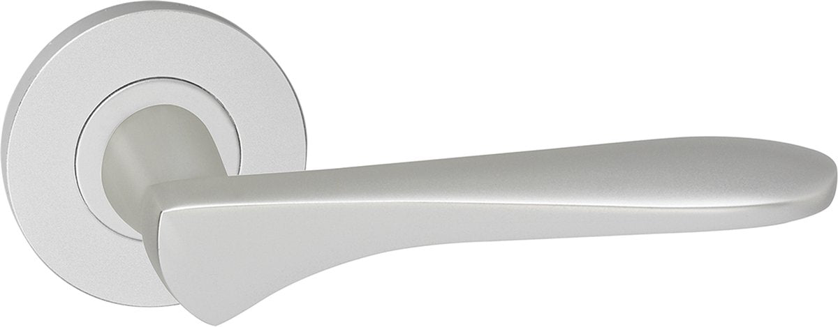 Poignée de porte Impresso - Watford - pour l'intérieur - ronde - aluminium - 2 pièces