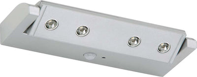 Briloner - Lampe d'armoire à base LED - Lampe de cuisine - Lampe de placard - Éclairage d'escalier - Détecteur de mouvement - Couleur titane - ip20 - Batterie