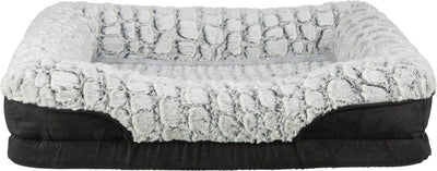 Trixie Vital Dog Basket Lino Angular Black Grey