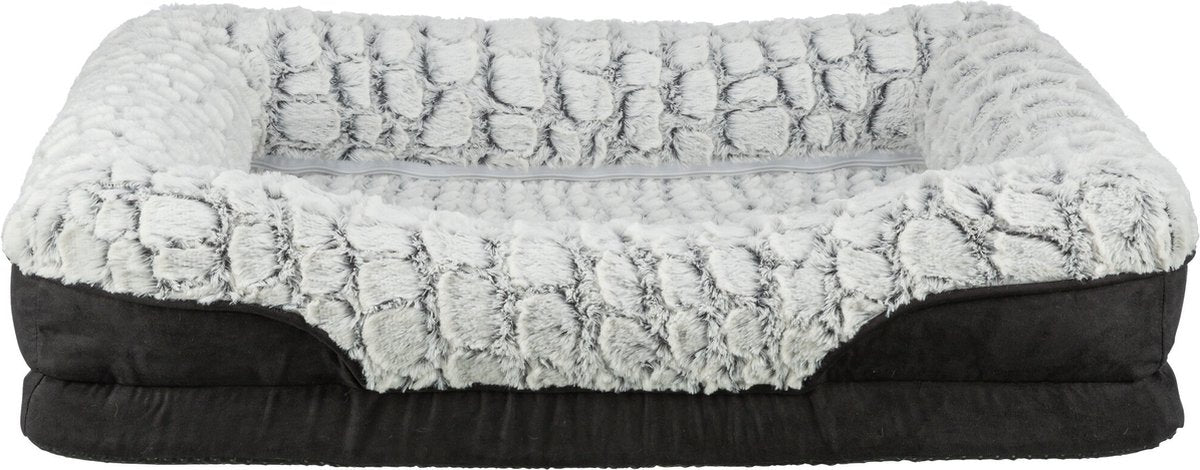 Trixie Vital Dog Basket Lino Angular Black Grey