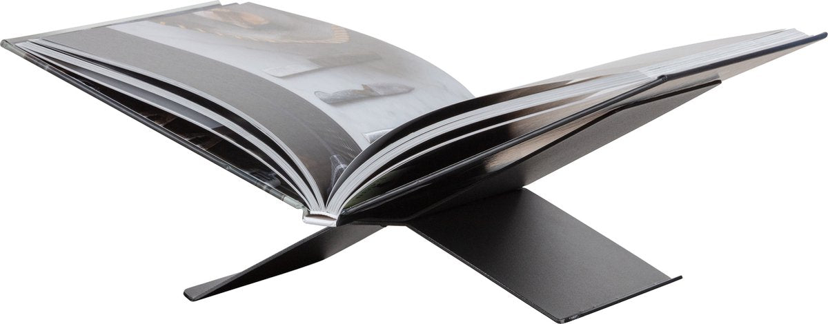 Porte-livre Woood Brook Book Stand - métal - noir - 12x29x17