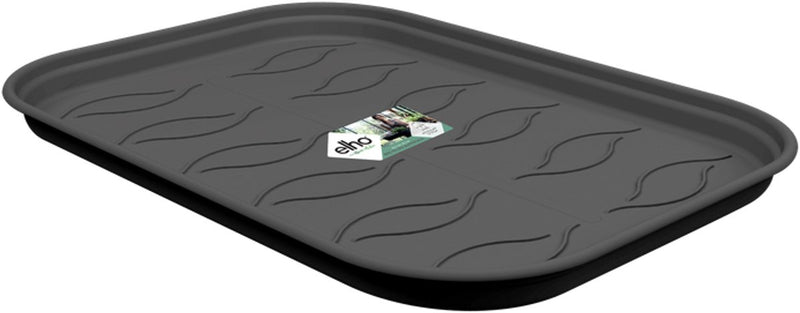 Elho green basics plateau de culture soucoupe 51 - soucoupe pour intérieur et extérieur - culture et récolte - ø 51,0 x h 2,4 cm - noir vivant