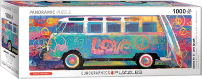 Eurographics volkswagen - love bus - Parker Greenfield - 1000 pièces 96×32cm (l×h) - puzzle panoramique