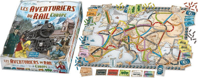 Billet Days of Wonder to Ride Europe – Jeu de société en français – pour 2 à 5 joueurs à partir de 8 ans – 30 à 60 minutes de jeu
