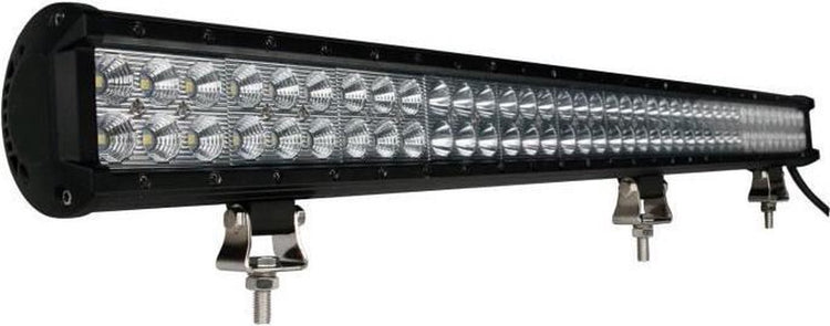 Barre lumineuse LED m-tech sans marque sans marque - double rangée - forme droite - 234w - 15600 lumens