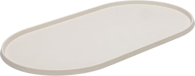 Designed by lotte oona set de table chien chat - set de table bol à nourriture - passe au lave-vaisselle - silicone - beige - 55x30x1,7 cm