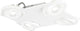 Eglo design brea - spot - 4 lumières - blanc, clair
