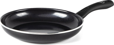 Poêle diamant Greenchef 30 cm - revêtement antiadhésif sans PFA - poêle à induction - poêle en céramique - passe au four jusqu'à 160°c - poignée de refroidissement - noir