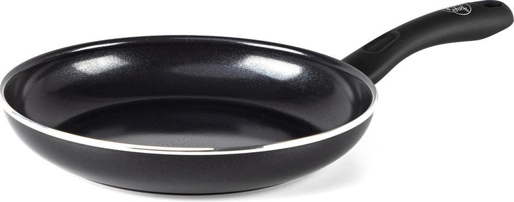 Poêle diamant Greenchef 30 cm - revêtement antiadhésif sans PFA - poêle à induction - poêle en céramique - passe au four jusqu'à 160°c - poignée de refroidissement - noir
