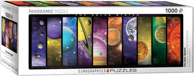 Eurographics - le système solaire - 1000 pièces 96×32cm (l×h) - puzzle panoramique