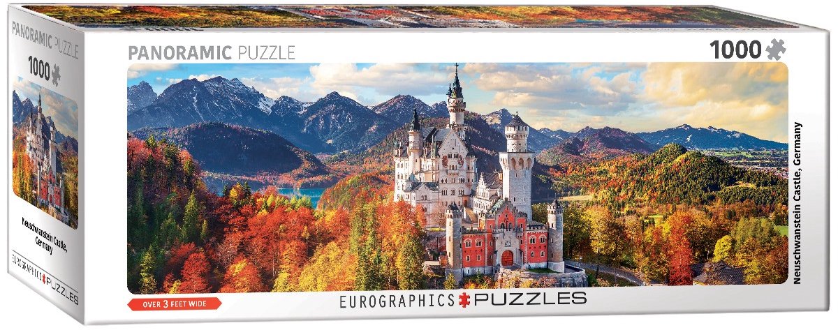 Eurographics Puzzle panoramique du château de Neuschwanstein 1000 pièces