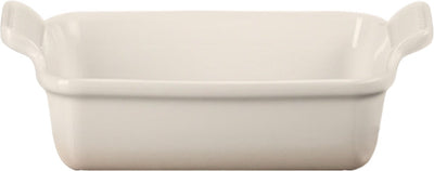 Plat allant au four Le Creuset 19 cm - 1,1 l - faïence - meringue - rectangle