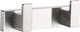 Crochets de salle de bain Plieger altea - crochet double - chrome brossé
