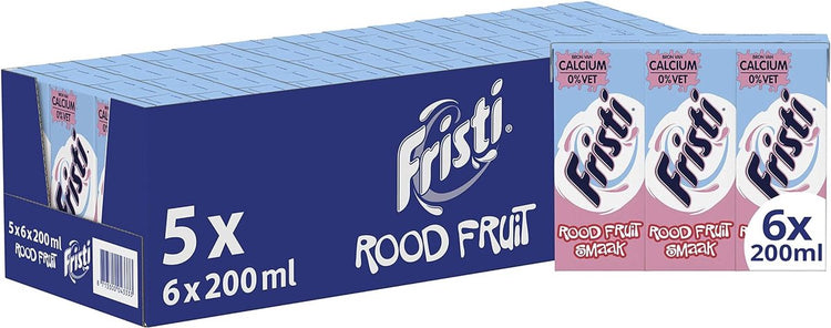 Fristi saveur fruits rouges – mini packs de boissons – 5 x 6 x 200 ml – pack économique