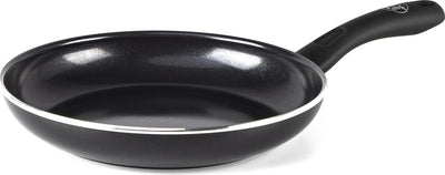 Poêle Greenchef Diamond 28 cm - revêtement antiadhésif sans PFA - poêle à induction - poêle en céramique - passe au four jusqu'à 160°c - poignée de refroidissement - noir