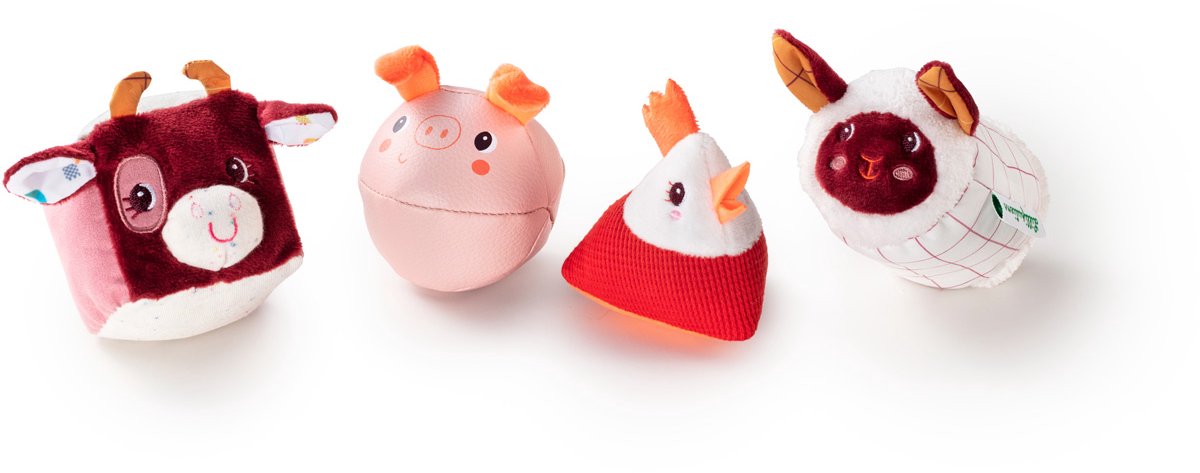 Lilliputiens - set de 4 animaux de la ferme