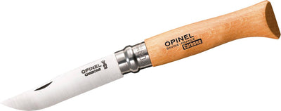 Couteau de poche Opinel n°8 - bois acier carbone - serrure virobloc - 19,5 cm