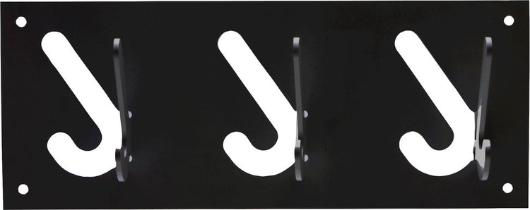 Gispen 1x3 - portemanteau - noir - 30 cm de large