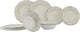Gimex - ligne pierre - vaisselle - sable - 12 pièces