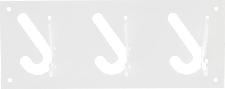 Gispen 1x3 - portemanteau - blanc - 30 cm de large