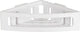 Wenko turbo-loc bralia support d'angle blanc mat 35x9cm - support de douche - panier de douche - montage sans perçage - autocollant