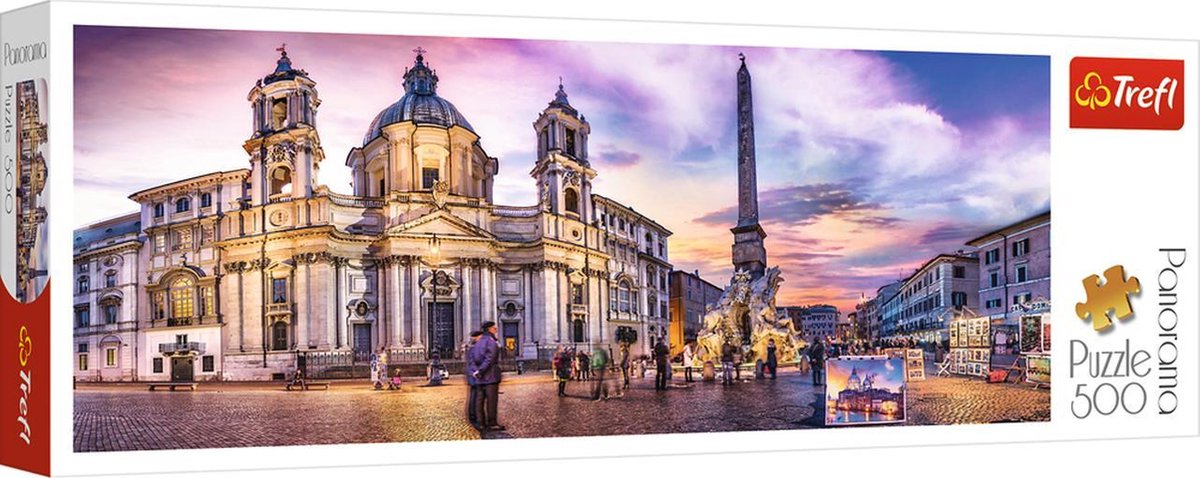 Puzzle Trefl 500 pièces - Rome - panorama
