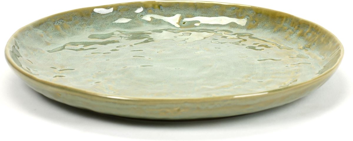 Serax - pascale naessens pure - assiette m - vert d'eau - 20 ø - 4 pièces