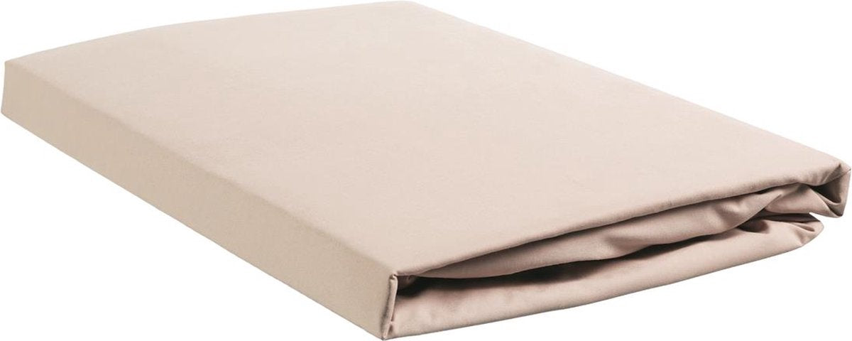 Ambiante - bambou-coton - drap-housse sommier tapissier - 90x200 cm - sable