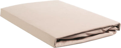 Ambiante - bambou-coton - drap-housse sommier tapissier - 90x200 cm - sable