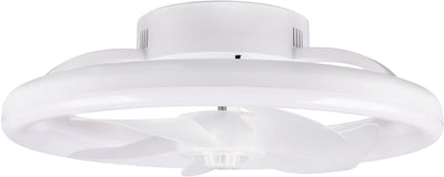 Rl vis ta lumière réalité pajala - ventilateur - blanc mat - incl. 1x SMD 22 W - télécommande - variateur intégré - couleur de la lumière réglable en continu - 3 vitesses - fonction mémoire via télécommande - mode été et hiver