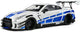 Solido Nissan GT-R (R35) avec kit carrosserie Liberty Walk 2.0 '24, argent échelle 1:18