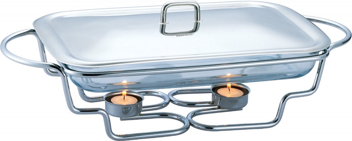 Kinghoff 1410 - réchaud - chauffe-plat - bol chauffant - 3 litres