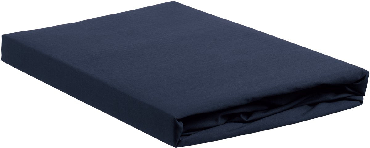 Ambiante coton - surmatelas - 120x200 - bleu foncé