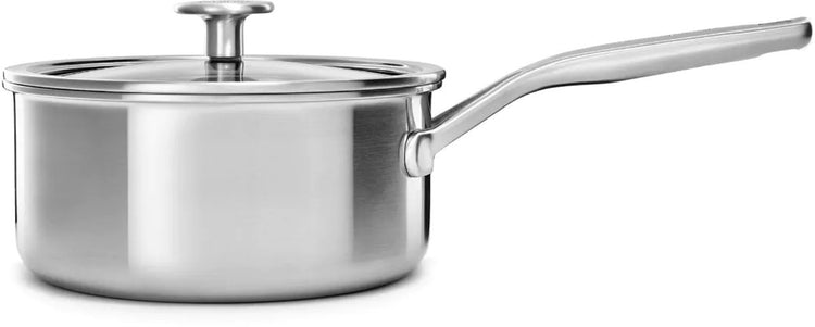 Casserole multicouche en inox Kitchenaid - ø20cm - 3,1l - avec couvercle en verre - induction - sans PFA