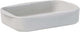 Eva trio - plat à pâtisserie legio nova 24x17 cm - porcelaine - argent -